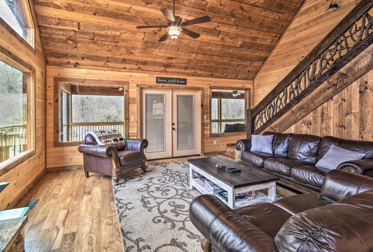 Modern Murphy Cabin With Nottely River Views! Exterior foto