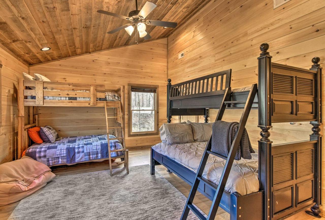 Modern Murphy Cabin With Nottely River Views! Exterior foto
